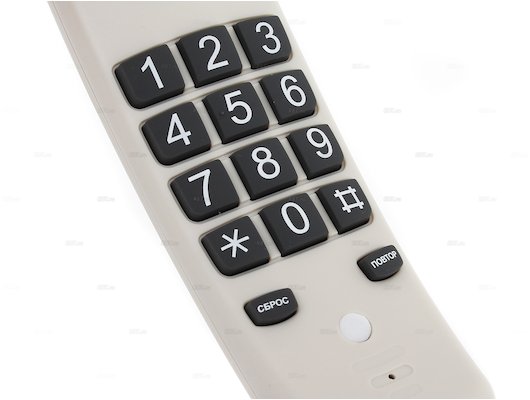 Проводной телефон TeXet TX-219 светло-серый